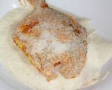 A picture of step 3 of Fish Rava Fry.