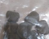 A picture of step 4 of Ramadan preparation Hari chutney.