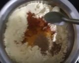 A picture of step 1 of Padvalkai Pakoda / Bhaji.
