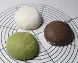 A picture of step 2 of Wonderful Gugelhupf Tri-Colored Marble Bread.