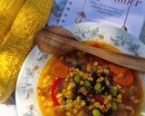 Őszi, babos kukoricaleves (vegán) 🌽🫘 recept fázis 5 fotója