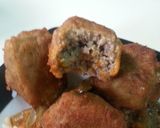 A picture of step 5 of Easy fried meatballs-kofta panne.