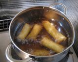 A picture of step 8 of Seriously Tasty Crispy Pork and Kimchi Spring Rolls.