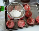 A picture of step 4 of Meat-Wrapped Temari Pinchos.