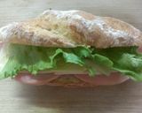 A picture of step 6 of Parisienne Sandwich Ham and Cheese.