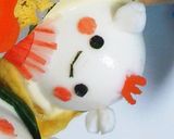 A picture of step 11 of Chirashizushi Plate with Hina Matsuri Bears.