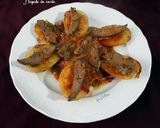Foto del paso 5 de la receta: Hígado de cerdo, con sofrito de verduras y patatas