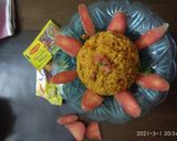 A picture of step 3 of Instant Carrot Tomato Rice.