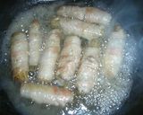 A picture of step 6 of Burdock Root Pork Rolls.