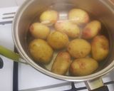 A picture of step 1 of Spice n lemon fried potato.