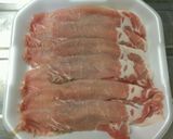 A picture of step 1 of Milanese-style Layered Pork Cutlets.