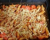 A picture of step 5 of Tomato Chicken Penne.