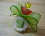 A picture of step 6 of Cucumber Ribbon Pinchos.