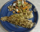 A picture of step 8 of Grilled Garlic Hake.
