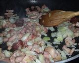 A picture of step 3 of The Lazy Pasta Carbonara.