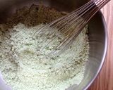 A picture of step 4 of Pancake Mix Matcha Chocolate Scone.