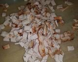 A picture of step 3 of Turkey Biscuits Cheese Bake.