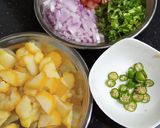 A picture of step 4 of Mango Chutney Chaat.