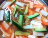 A picture of step 5 of Mul (Water) Kimchi Instant Pickles.