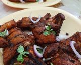A picture of step 5 of Tandoori chicken.