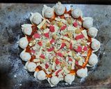 Une image de l'étape 14 de Pizza avec bords au fromage 🍕.