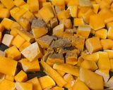 A picture of step 2 of Not-so-classic kedgeree w/ roast squash.