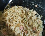 Foto langkah ke 5 dari resep Spaghetti Carbonara Dadakan.