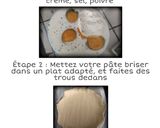 Une image de l'étape 1 de Quiche chèvre oignons et miel 🍯.