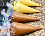 Foto del paso 9 de la receta: Pastel de Mango y chocolate “sin gluten “