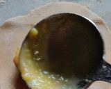 A picture of step 6 of Gobhi paratha with mitha Dahi.