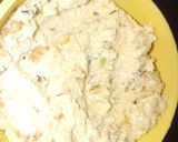 A picture of step 2 of 3 ingredient potato tacos.