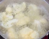 A picture of step 1 of Palestinian Mshat (Cauliflower fritters) recipe.