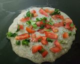 A picture of step 2 of Falahari Tomato Uttapam.