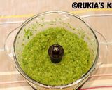 A picture of step 1 of Greenchillies pickle.