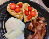 Foto del paso 1 de la receta: Waffles con fresas 🧇 🍓