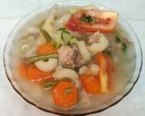 Foto langkah ke 9 dari resep Sup Ceker Daging Ayam Makaroni.