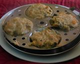 A picture of step 6 of Vermicelli Semolina veggie Idli.