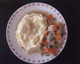 Foto del paso 6 de la receta: Pollo arvejado con puré