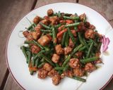 Foto langkah ke 5 dari resep Tumis Tempe Kacang Panjang Pedas.