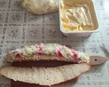 2018. Tízórai vajas sonkás sajtos zöldséges kifli 😋 recept fázis 2 fotója