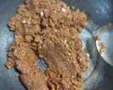 A picture of step 2 of Walnuts coconut burfi.