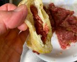A picture of step 2 of Aburaage Beef Waffle.