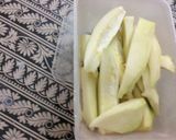 A picture of step 1 of Kacha Papita.