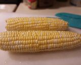 A picture of step 2 of Bangin' Corn on the Cob.