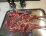 A picture of step 1 of Lamb Chops with Horseradish.