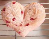 A picture of step 10 of Sakura-Coloured, Heart-Shaped White Bread.