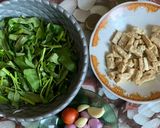 Foto langkah ke 1 dari resep Tumis kangkung tempe simple.