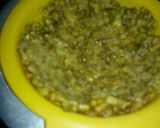 A picture of step 1 of Green moong dal kabab.