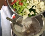 A picture of step 3 of Mix veg Ragi soup.