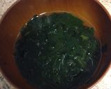 A picture of step 3 of Miso soup with Aubergine.